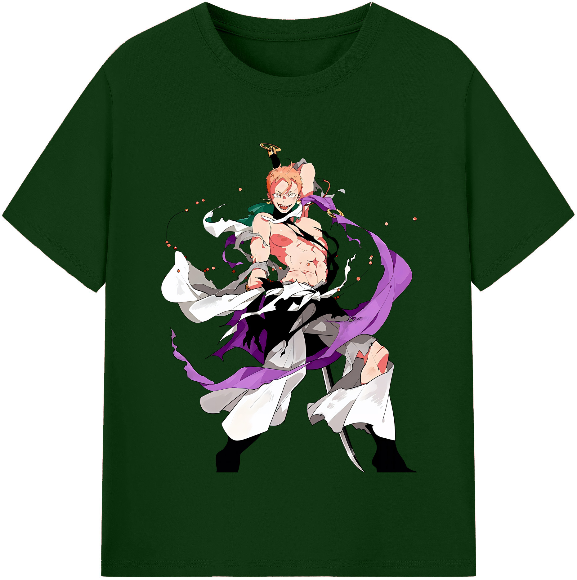 （画像用） 刀剣乱舞 Touken Ranbu 綿100％半袖Tシャツ（フロントプリント）